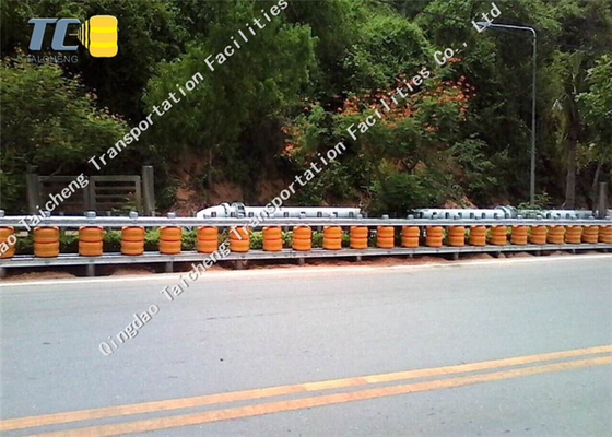 Turning Driveway Anti Collision EVA Roller Guardrail System Rolling Protection Barrier