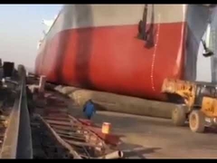 Gemi denize indirildi ve yola çıktı