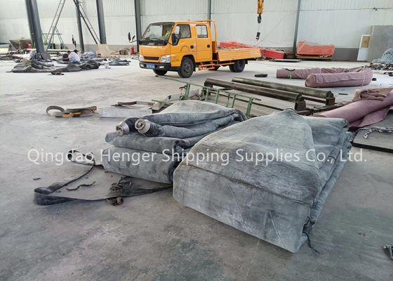 Kalite Marine Rubber Airbag Pneumatic Rubber Fender with 0.8-3 M Diameter 4-25 M Length and Medium Pressure (4-5) Fabrika