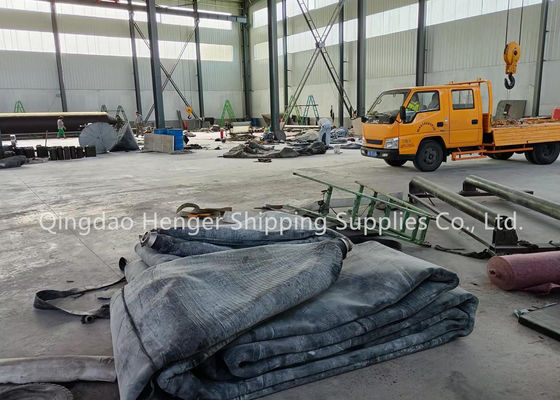 Kalite Gemi İndirme ve Yanaştırma için ISO 14409 Sertifikalı 4-12 Katmanlı Deniz Kauçuk Hava Yastığı Fabrika