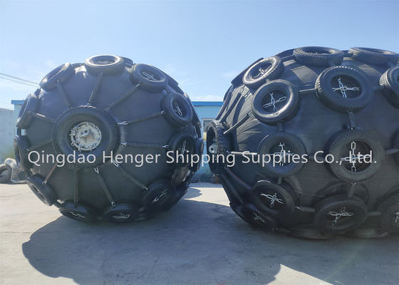 Kalite Customized ISO17357 Pneumatic Rubber Fender 0.3-4.8 M for Marine Applications Fabrika