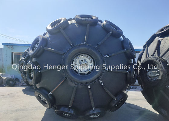 Kalite ISO 17357 Certified Pneumatic Rubber Fender with Natural Rubber Cover and 50Kpa/80kpa Working Pressure Fabrika