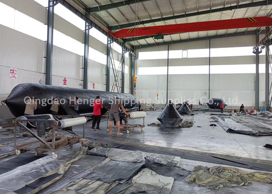 Kalite ISO 14409 Denizli Kauçuk Hava Yastıkları ️ 4 ️ 12 Plies, 10 ️ 15 Yrs Hayat Süresi Gemi Başlatma ve Kurtarma için Fabrika