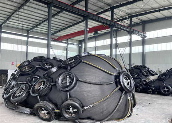 Kalite Deniz Gemisi Yokohama Tipi Ağ Tipi Pnömatik Kauçuk Fender ISO 17357 Standartı Fabrika