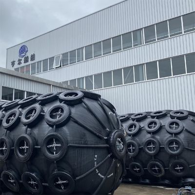 Kalite Two-year Warranty Pneumatic Rubber Fender 2.5*5.5M For Vessel Berthing Fabrika