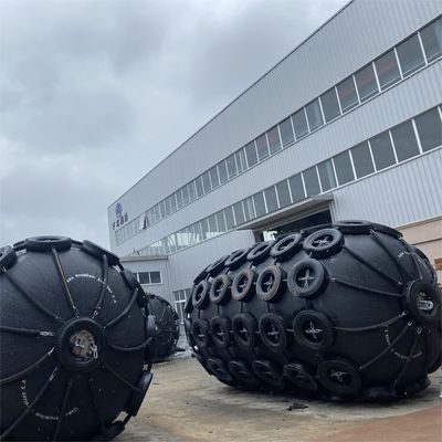Kalite Two-year Warranty Pneumatic Rubber Fender 2.5*5.5M For Vessel Berthing Fabrika