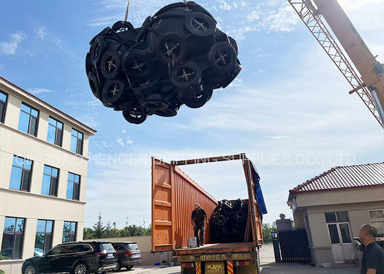 Kalite CCS ABS BV LR KR Sertifikaları ile Özel Deniz Pnömatik Kauçuk Fenders Fabrika