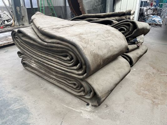 Kalite ISO sertifikalı özel deniz doğal kauçuk gemi fırlatma hava yastıkları Fabrika