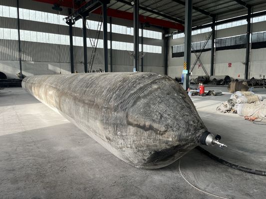 Kalite İyi hava sıklığı performansı için özelleştirilebilir 5m-24m gemi fırlatma hava yastıkları Fabrika