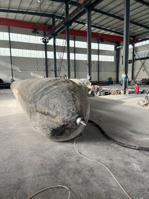 Kalite ISO 14409:2011 Deniz uygulamaları için 6 ila 10 yıllık ömür süresi ve 0,8 m ila 3,0 m çap aralığı ile sertifikalı gemi fırlatma hava yastığı Fabrika