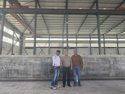 Kalite Gemi kurtarma ve kaldırma çantası için özel deniz lastik hava yastığı Fabrika