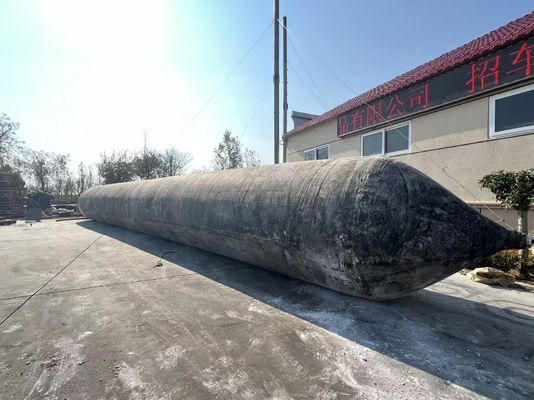 Kalite Güçlü Kauçuk ve Sentetik Elyaf Deniz Kauçuk Hava Yastığı Sıkıştırılmış Hava Kullanarak Şişirilmiş Deniz kaldırma ve fırlatma uygulamaları için idealdir Fabrika