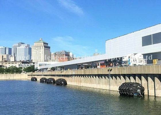 Kalite Yumuşak Reaksiyon Gücü ile Yokohama Tipi Deniz Kauçuk Fender Özel Boyut Fabrika