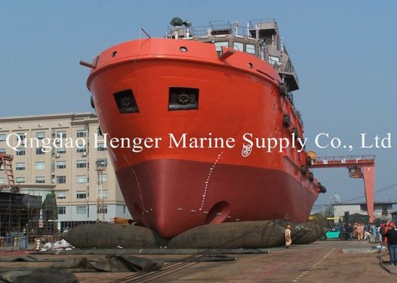 Kalite ISO 14409 Certified Marine Rubber Airbag with 80kpa Working Pressure and Natural Rubber Material Fabrika