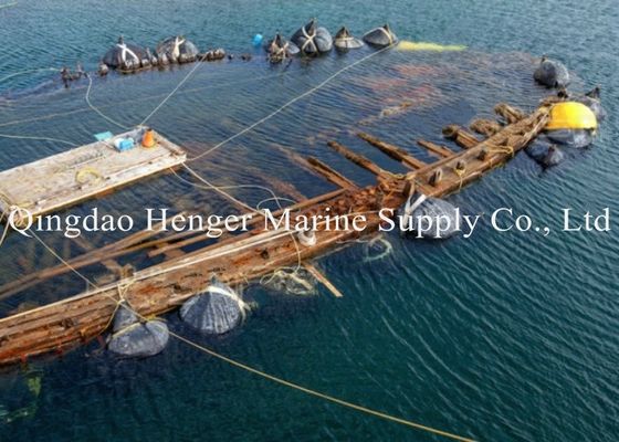 Kalite Liman İnşaatı için Kauçuk Balonlar Deniz Kurtarma Hava Yastıkları 0.05-0.4Mpa Basınç Fabrika