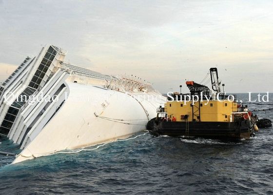 Kalite Düşük Demirleme Kuvveti Köpük Dolgulu Çamurluklar / Deniz Kauçuk Çamurluklar 50Kpa Siyah Renk Fabrika