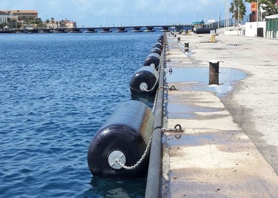 Kalite ISO 17357 Certified EVA Foam Filled Fender with Customizable Density 70-110kg/m³ and 0.5m-4.8m Diameter for Marine Use Fabrika