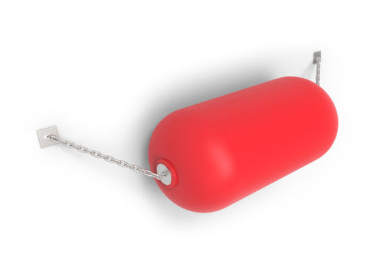 Kalite Poliüretan Köpük Dolgulu Kırmızı Renk Katı Yüzer Dock Fender Fabrika