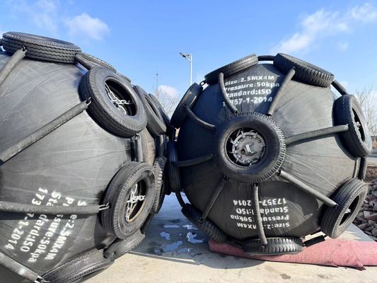 Kalite Anti-Yaşlanma Patlama Kanıtlı Pnömatik Kauçuk Fender 50Kpa 80Kpa Fabrika