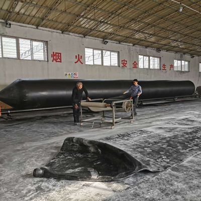 Kalite Henger Denizcilik Kauçuk Hava Yastıkları ISO14409 Gemi Fırlatması İçin Fabrika