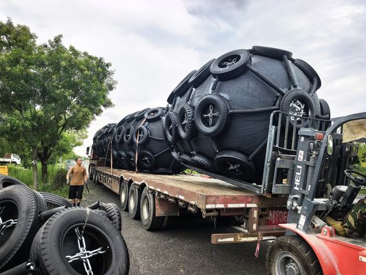 Kalite Tekne koruması için Henger Yokohama Tipi Pnömatik Kauçuk Fender BV Standart Sertifikasyonu ile Fabrika