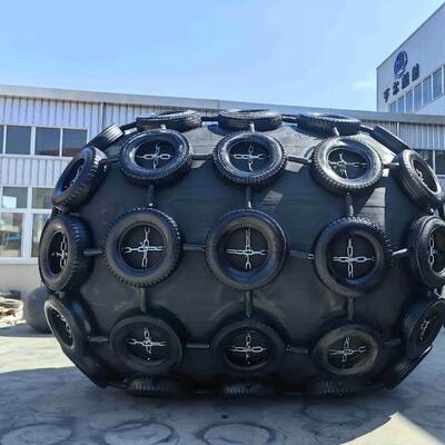 Kalite ISO17357 Uyumlu Pnömatik Kauçuk Fender 0.3 ila 4.8 M'den özel boyutlara ve 50kpa Basınç'a sahip Fabrika