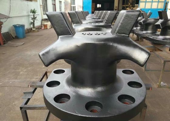 Kalite Horn Bollard Marine Palamar Ekipmanları 40 Ton Döküm Paslanmaz Çelik Malzeme Fabrika