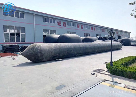 Kalite Yüksek Basınçlı 1.5 * 10m Deniz Şişme Hava Yastığı Özelleştirilebilir Katmanları Başlattı Fabrika