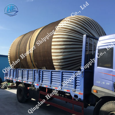 Kalite 50KPa / 80Kpa ISO 17357 Deniz Kauçuk Çamurluk Yokohama Gemi Şamandıra Çamurlukları Fabrika