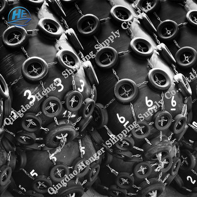 Kalite İskele ve Gemiler İçin Doğal Kauçuk Pnömatik Deniz Çamurluk Dayanıklı 0.05MPa ve 0.08MPa Fabrika