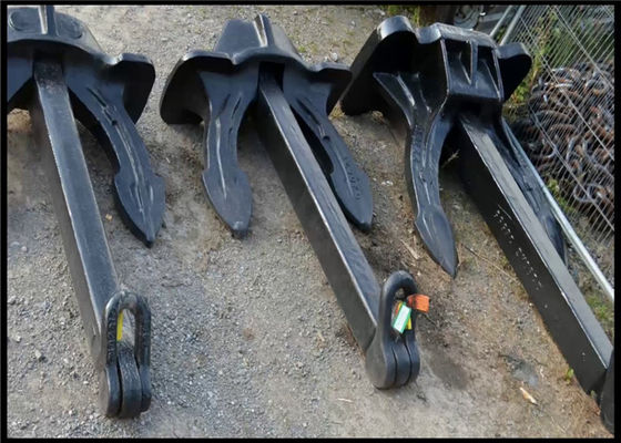 Kalite Çelik Döküm Donanma Gemi Çapa Tipi ABC Salonu Çapa Stoksuz Yüksek Mukavemet Fabrika