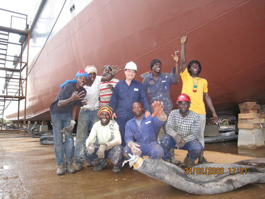 Kalite Inflatable Air Bags For Shipping Heavy Duty Air Bags With ISO 17357-2014 Certification Fabrika