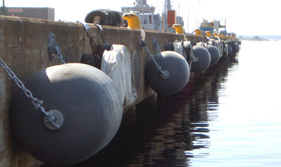 Kalite 1.5 * 2.5m Pnömatik Kauçuk Çamurluk Rıhtım Koruması için Deniz Kauçuk Çamurluk Fabrika