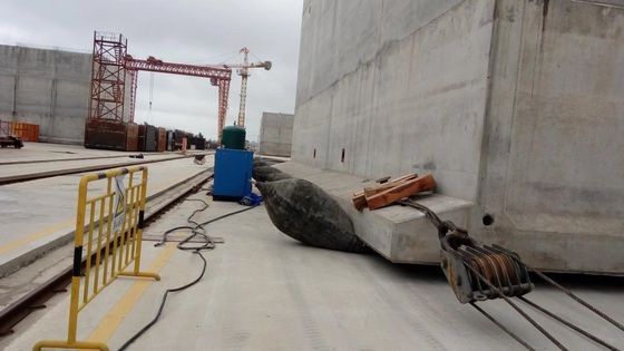 Kalite ISO14409 Deniz Kurtarma Şişme Deniz Hava Yastıkları Ağır Kaldırma Hareketli Fabrika