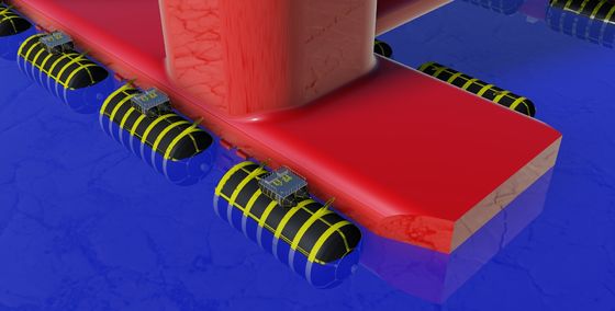 Kalite Düşük Basınçlı Gemi Hava Yastığı Başlatma Şişme Deniz Kauçuk Hava Yastığı Fabrika