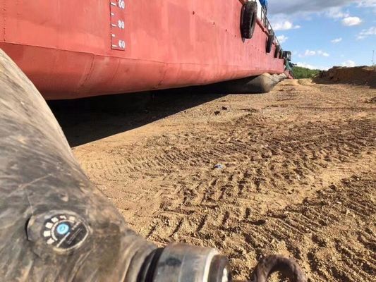 Kalite 8 Katmanlı Gemi Hava Yastığı Gemisini Başlatıyor Kauçuk Hava Yastığı CCS LRS Sertifikası Fabrika