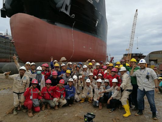 Kalite 18mtr Gemi Hava Yastığı Başlatma Yüksek Basınçlı Gemi Deniz Hava Yastıkları Fabrika