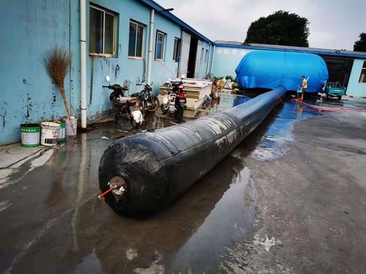 Kalite D15 L12m 8 Katmanlı Gemi Deniz Kauçuk Hava Yastığı Kurtarma Kemeri Deniz Hava Yastıklarını Başlatıyor Fabrika