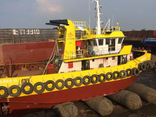 Kalite D15 L12m 8 Katmanlı Gemi Deniz Kauçuk Hava Yastığı Kurtarma Kemeri Deniz Hava Yastıklarını Başlatıyor Fabrika