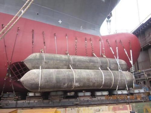 Kalite ISO 14409:2011 Sertifikalı, Denizcilik Uygulamaları için 6 ila 10 Yıl Ömrü Olan 1800mm Çaplı Gemi İndirme Hava Yastıkları Fabrika