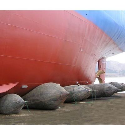 Kalite ISO 14409:2011 Sertifikalı, Denizcilik Uygulamaları için 6 ila 10 Yıl Ömrü Olan 1800mm Çaplı Gemi İndirme Hava Yastıkları Fabrika