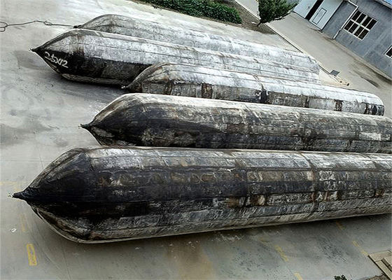 Kalite ISO 14409 Certified Pneumatic Rubber Fender - Natural Rubber Marine Airbag with 80kpa Working Pressure Fabrika