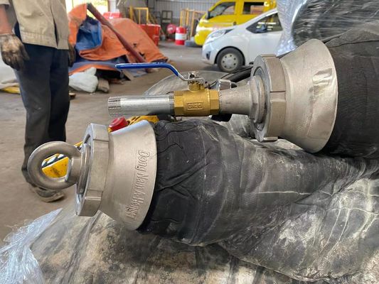 Kalite Yüksek Spesifikasyonlu Kordon Kauçuk Gemi Hava Yastığı Başlatma 4-12 Katman 1.8 * 12m Fabrika