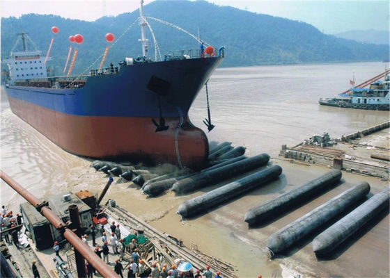 Kalite ISO 14409 Certified Pneumatic Rubber Fender - Natural Rubber Marine Airbag with 80kpa Working Pressure Fabrika