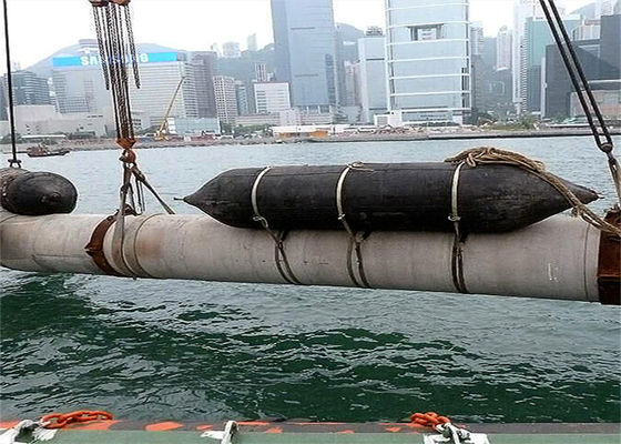 Kalite ISO 14409 Certified Marine Rubber Airbag with 80kPa Working Pressure and Natural Rubber Material Fabrika