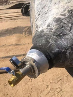 Kalite Fırlatma ve Kurtarma İçin Siyah Deniz Kauçuk Hava Yastığı Fabrika