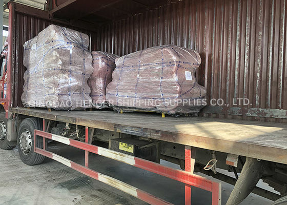 Kalite Henger QINGDAO Deniz Gemisi Şişirilebilir Lastik Hava Yastığını Başlattı Fabrika