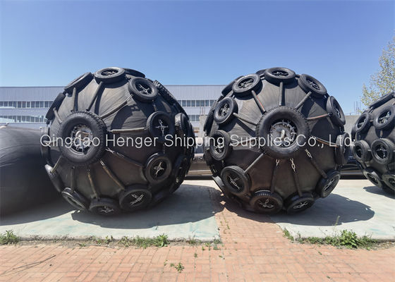 Kalite ISO 17357 Compliant Natural Rubber Pneumatic Rubber Fender with 50Kpa/80kpa Working Pressure for Marine Protection Fabrika